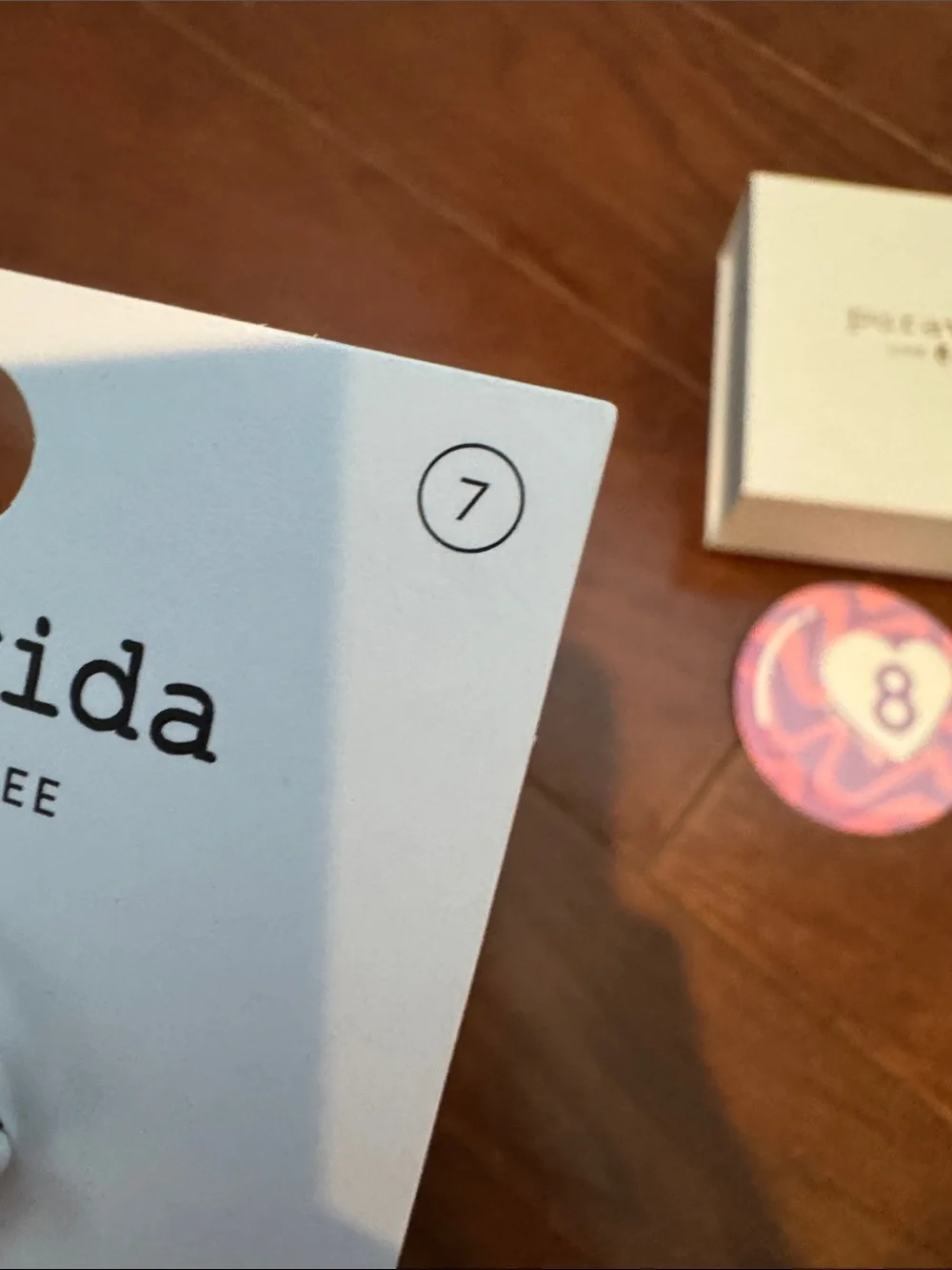 Pura Vida wave ring pastel Ring box & Pink and blue Stickers size 7